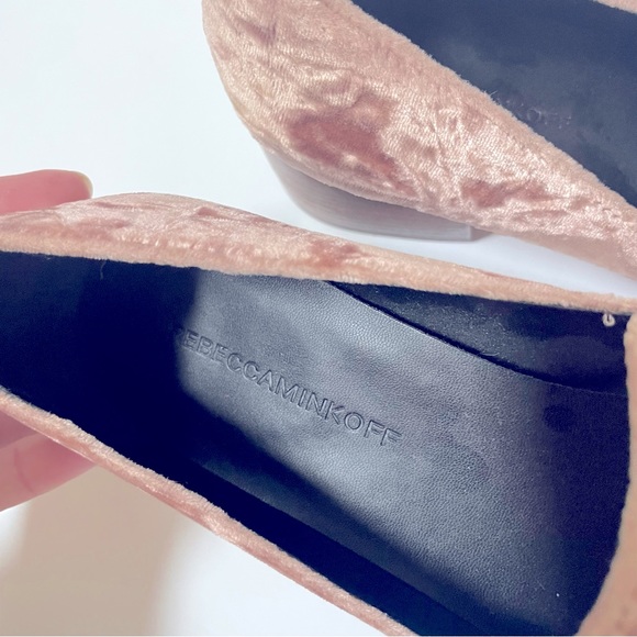 Rebecca Minkoff Edie Velvet Tassel Loafers Size 8 - Picture 6 of 13